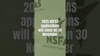 Thumbnail: When will NSFAS 2025 applications open? Head to our website for more deets 👀
