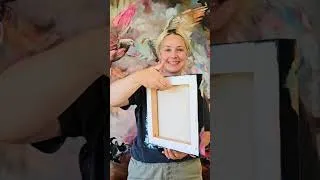 Thumbnail: REVEALING new painting 'And he let her shine' ✨️ 💖 🪽 #expressiveart #painting #artwork