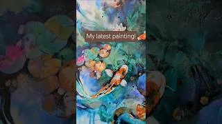 Thumbnail: 'Secrets of Abundance ' 🔒🔑✨️ Mixed media art ❤️ #expressiveart