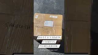 Thumbnail: Bonus video coming tomorrow! #happymail #surprise #whatsinside #tomorrow #fyp