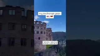 Thumbnail: my exchange year in germany in 10 seconds #shorts #exchangeyear #germany #studyabroad