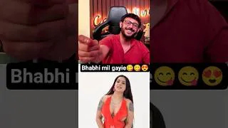 Thumbnail: FINALLY FOUND HER 😍😍 #shorts #carryminati #funny #tinder #girlfriend #toxic #pookie #baddie