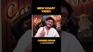 Thumbnail: New Roast Video coming out soon!              #carryminati #roast #comedy #indianfood #shorts