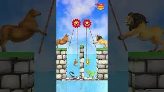 Thumbnail: Money vs Knowledge? With Cartoon Cow vs Lion What Do Choose? New #Shorts #Cartoon #Viral #shortsfeed