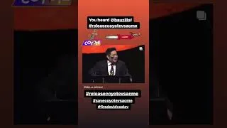 Thumbnail: Eric Bauza yells Release Coyote Vs ACME at the Annie Awards #releasecoyotevsacme #firedavidzaslav