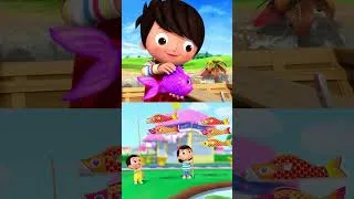Thumbnail: 12345 Once I Caught a Fish Alive 🐟 #littlebabybum #nurseryrhyme #counting
