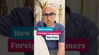Thumbnail: How to Meet Foreign Customers For Free | Business | Sarthak Ahuja
