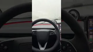 Thumbnail: FSD v14.3.4 on a torrential rain. #tesla #fsd #teslafsd #elonmusk