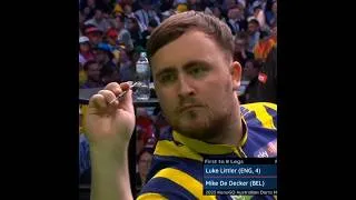 Thumbnail: Luke Littler 143 finish against Mike de Decker at the 2025 KenoGO Australian #Darts Masters
