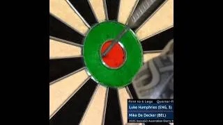 Thumbnail: Mike de Decker 167 finish against Luke Humphries at the 2025 KenoGO Australian #Darts Masters