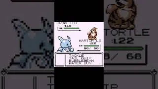 Thumbnail: ⚔️ Battling Gentleman (1F) ! Pokemon Red  #shorts #pokemon #squirtle #gaming #gameboy #retro  #red