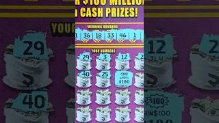 Thumbnail: $100 Burst💥💰💥#catscratch76 #nclottery  #scratchofftickets  #scratchers  #lottery  #shorts  #winner