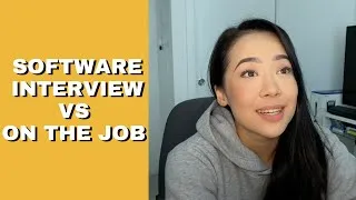 Thumbnail: software developer interview vs on the job #shorts