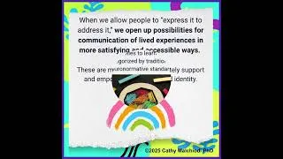 Thumbnail: Expressive Arts Therapy and Neurodiversity Affirming Practices