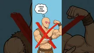 Thumbnail: Why Triceps Matter More Than Biceps? P1 #gymmotivation #fitnesshumor #fitness #psychology #workout