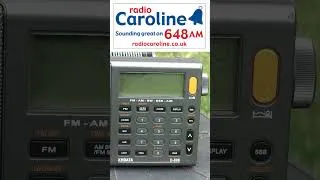 Thumbnail: Radio Caroline 648 KHz on XHDATA D-808 SW Radio.  #swradio #hamradio