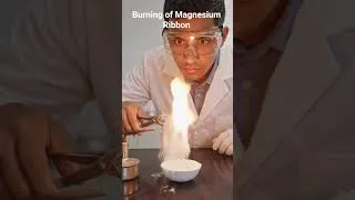 Thumbnail: Chemical Reaction - Burning of Magnesium Ribbon -Class 10th Chapter 1 | Experiment 1