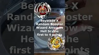 Thumbnail: Beyblade X Random Booster 1 Wizard Arrow vs Hells Scythe