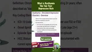 Thumbnail: Most Coders Confuse Dysthymia with Major Depression