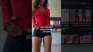 Thumbnail: get abs and a flat stomach // small waist workout #abs #workout #pilates #smallwaist