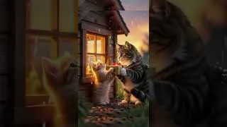 Thumbnail: The Rainy Day Delivery!  #cat #catshorts #catvideo