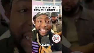 Thumbnail: Davido Shouted Us Out & Played This or That With Us 🥹, he is so kind God bless him ❤️