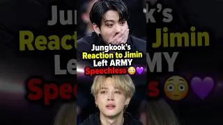 Thumbnail: #22Jungkook’s Reaction to Jimin Left ARMY Speechle #jimin #kpop #jhop #jungkook #bts #nct #suga #rm