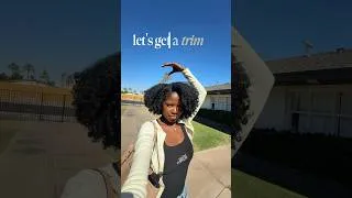 Thumbnail: let’s get a trim! #bigchopjourney #hairtrimming #naturalhair #type4hair