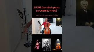 Thumbnail: ELÉGIÉ for #cello #piano #classicalmusic ##celloteacher #celloshorts #cellolove #violoncello #music