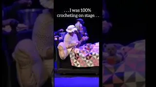 Thumbnail: 🧶 Crocheting on stage!!