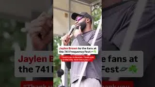 Thumbnail: Jaylen Brown Says Final Goodbye to Celtics Fans: "I Love You."