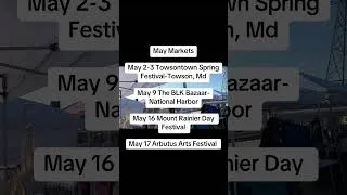 Thumbnail: Stop by & say hi! #onetogethercreations #marketseason #towsontownspringfestival #smallbusinessowner
