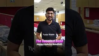 Thumbnail: Happy Raksha Bandhan ✨ Special Message🤞#cfa #cfalevel1 #rakshabandhan #rakhi #cfabypw #physicswallah