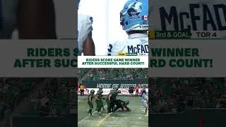 Thumbnail: Riders Score Game Winner after Successful Hard Count!