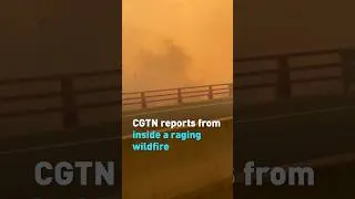 Thumbnail: CGTN reports from inside a raging wildfire