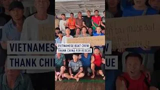 Thumbnail: Rescued Vietnamese crew thank China for rescue