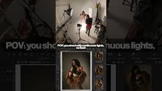Thumbnail: Using continuous lights in the studio for portraits, no flash ! #photography #photographer