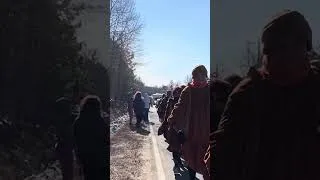 Thumbnail: Walk for peace monks #walkforpeace #monkshorts #virginia #youtubeshorts #innerpeace