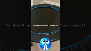 Thumbnail: start of jumping on my trampoline for every view this gets!!