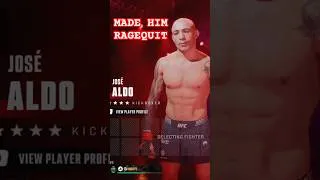 Thumbnail: Made Him Ragequit With My Yan🔥 #ufc6 #ufc #gaming #shorts