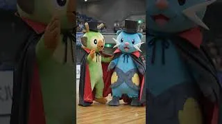 Thumbnail: Dewott, Thwackey, and Torracat Caped Mascots High Fives! #cape #mascot #pokemon
