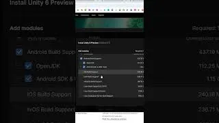 Thumbnail: Installing Visual Studio & Android Build Support for Unity #unitygameengine #unity3d