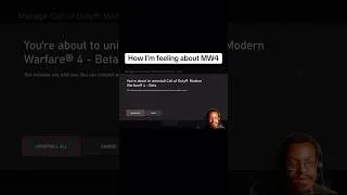 Thumbnail: Straight uninstall 🗑 #callofduty #mw4 #codmw4 #shorts