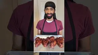 Thumbnail: Oven Baked Honey Barbecue turkey wings | Sweet & savory falling off the bone delicious