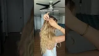 Thumbnail: rope twists overnight for mermaid hair plus little twists are my fav rn ocean🐚🤍 #hairtok