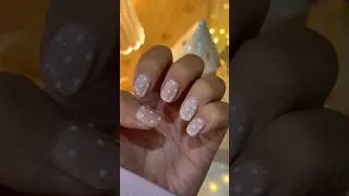 Thumbnail: NAIL DAY: nude polka dot cat-eye!