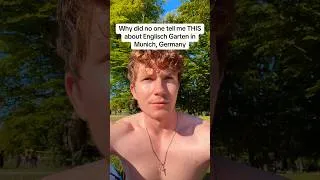 Thumbnail: Did you know THIS about Englischer Garten in Munich, Germany? 🇩🇪👀