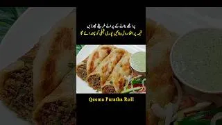 Thumbnail: A perfect Qeema paratha roll recipe #pakistanifood #food #chatpatypakwan