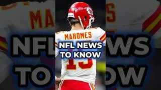 Thumbnail: NFL News You NEED To Know: Mahomes Injury Update & More #nfl #nflnews #shorts