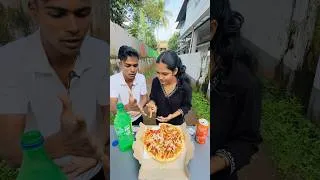 Thumbnail: Funny Eating Challenge 😂 Stone, Paper, Scissors #shorts